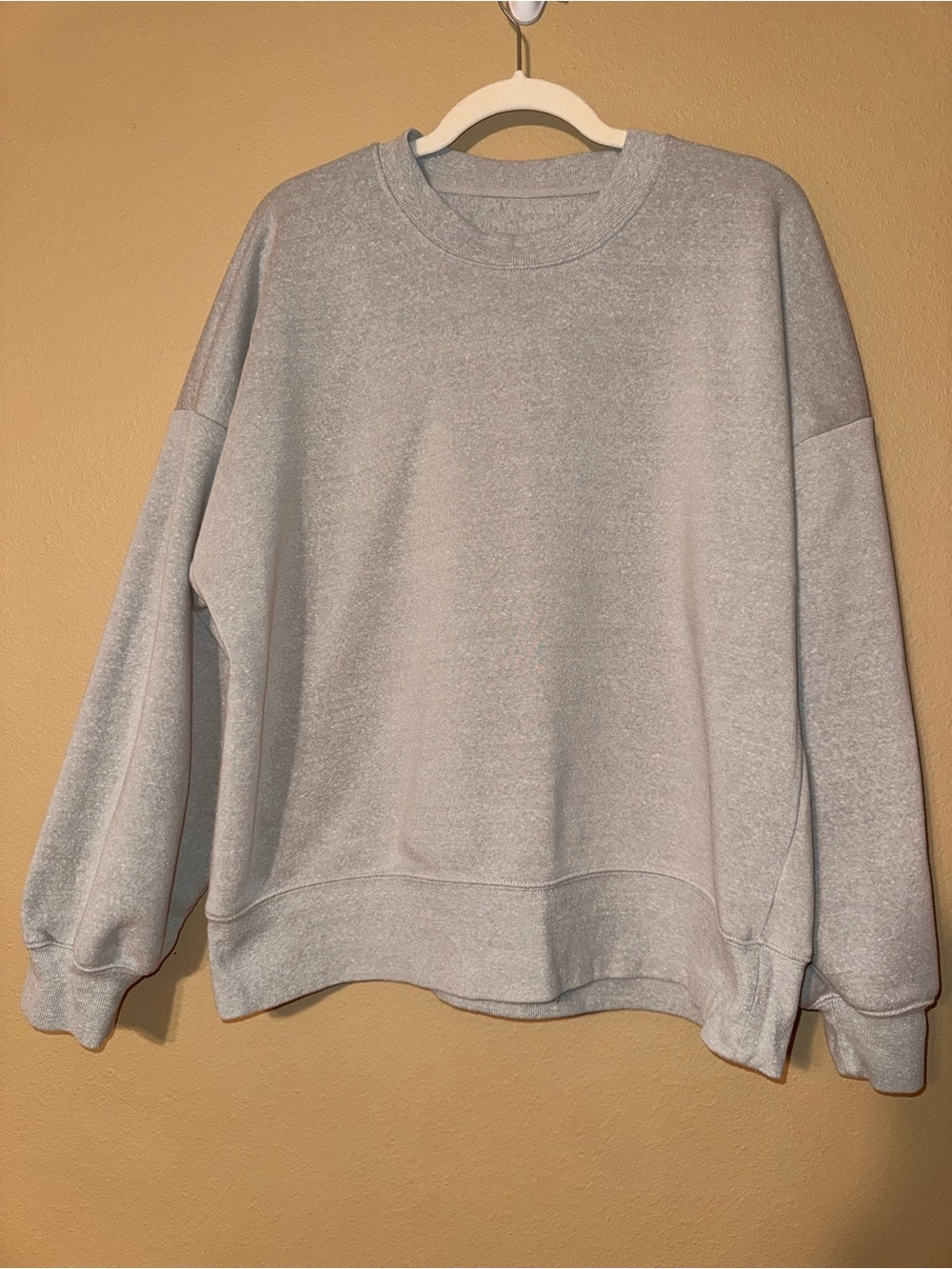 Threads 4 Thought Gray Relaxed Crewneck Sweatshirt XL Sustainable Fleece